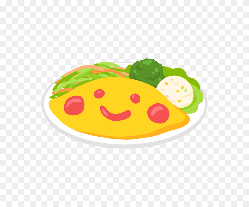 640x640 Smiley Face Omelette Rice Free Png And Vector - Omelette PNG