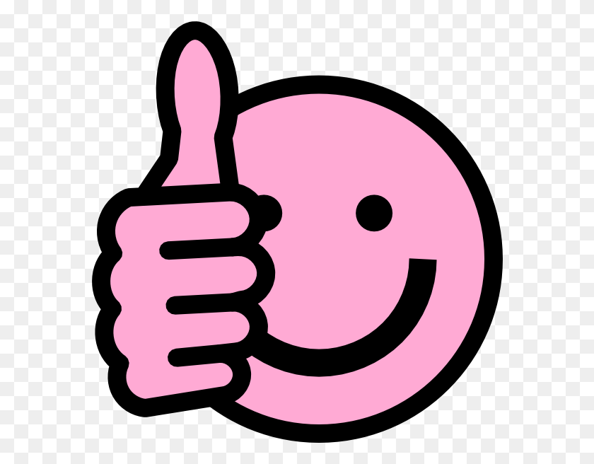 582x596 Smiley Face Thumbs Up Clipart - Ace Clipart