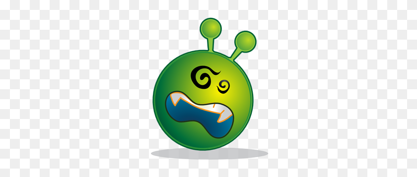 270x297 Смайлик Зеленый Инопланетянин Ко Png Клипарт Для Интернета - Ко Png