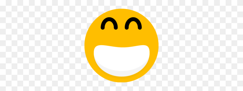 256x256 Smiley Icon Flat Smiley Iconset - Smile Icon PNG