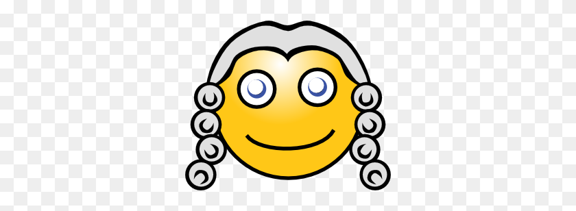 300x248 Smiley Magistrate Clip Art Free Vector - Smiley Clipart