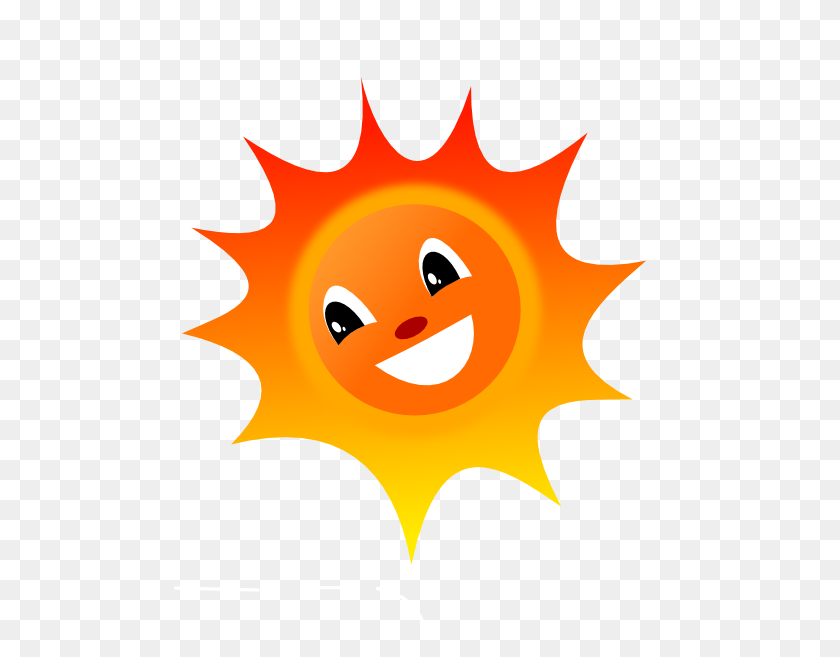 582x597 Smiley Sun Clip Art - Sunshine Clipart