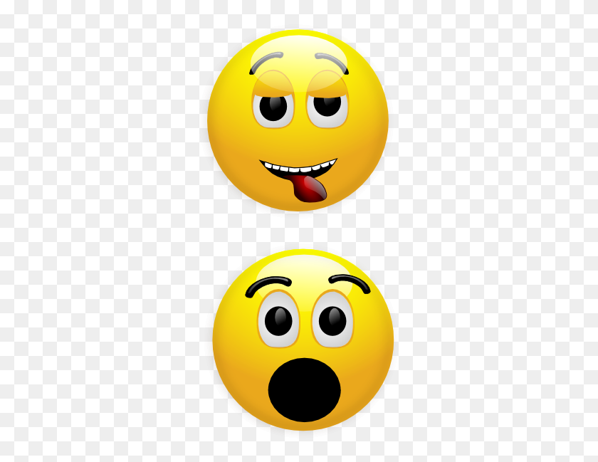 288x589 Smiley Tongue Out Png Cliparts For Web - Lengua Png