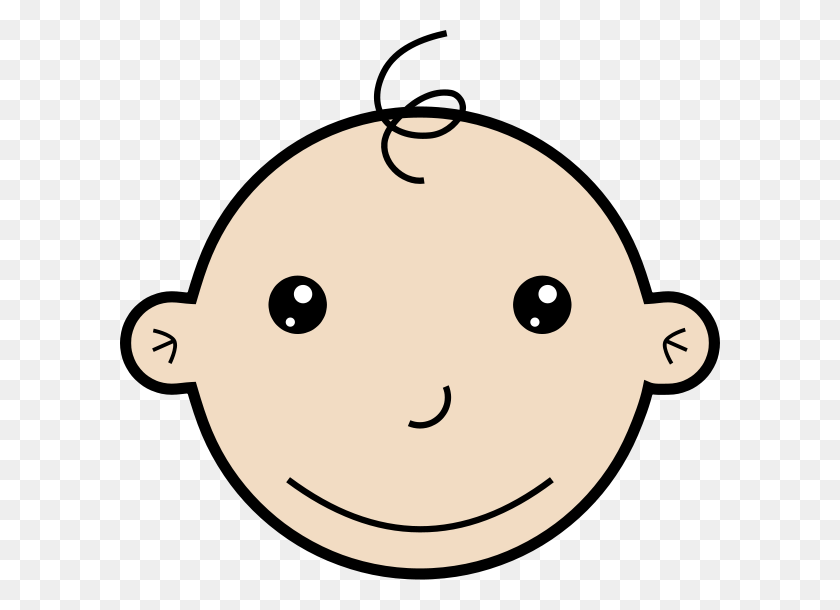 600x550 Smiling Baby Png Clip Arts For Web - Baby PNG Clipart