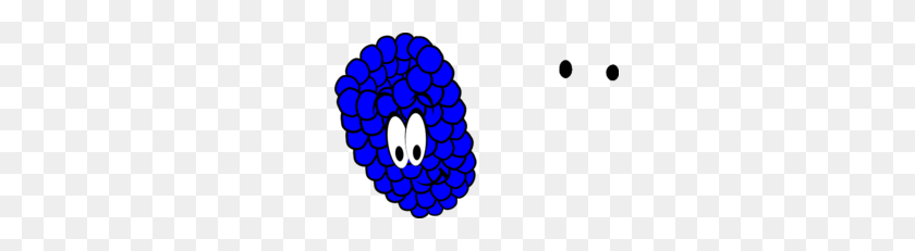 297x171 Smiling Blue Raspberry Clip Art - Raspberry Clipart