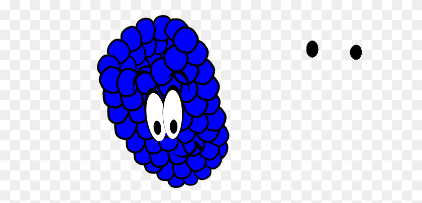 600x345 Smiling Blue Raspberry Clip Arts Download - Raspberry PNG