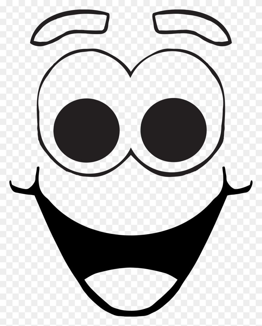 1713x2162 Smiling Cartoon Images Free Vectors Make It Great! - Black Eyes PNG