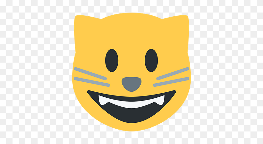 400x400 Smiling Cat Emoji Transparent Png - Omg Emoji PNG