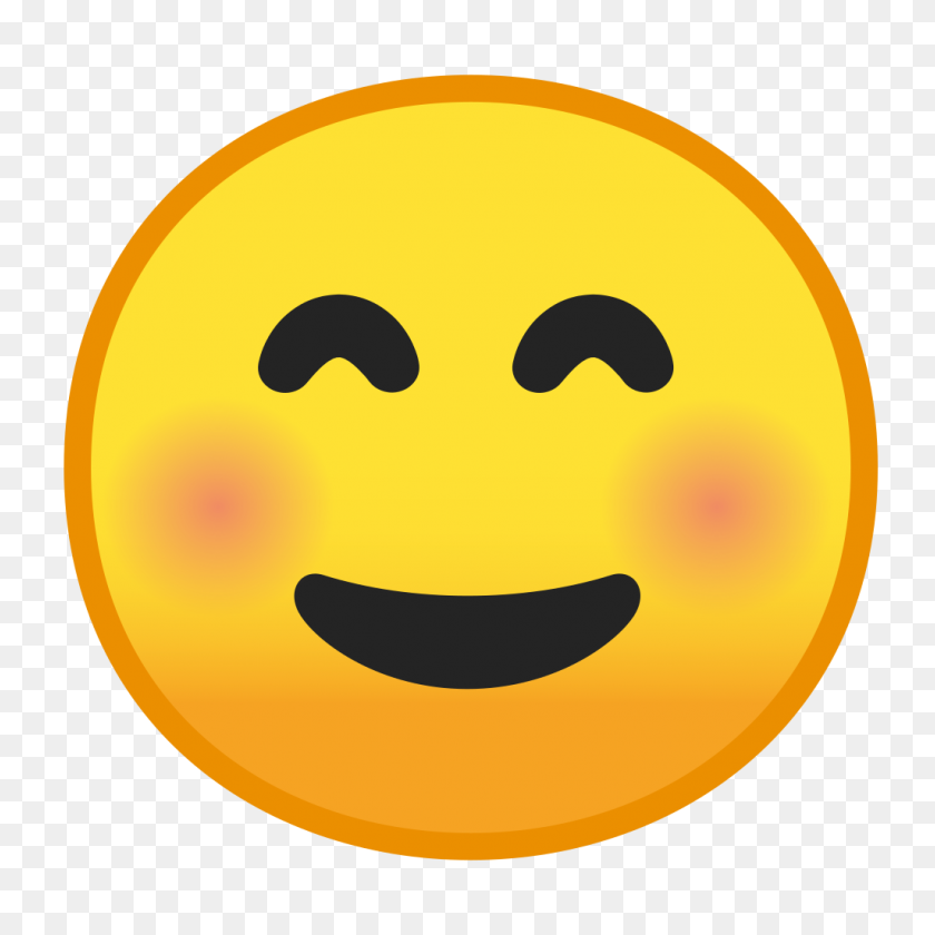 1024x1024 Noto La Cara Sonriente Del Icono Conjunto De Iconos Emoji Smileys Google - Cara Sonriente Emoji Png