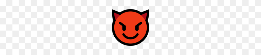 120x120 Smiling Face With Horns Emoji - Devil Emoji PNG