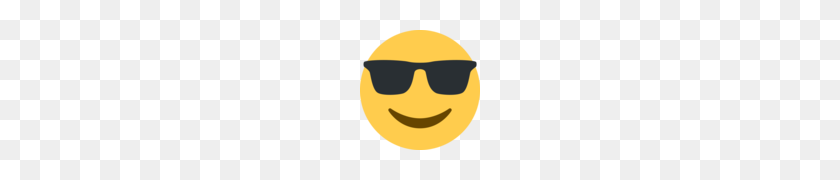 120x120 Улыбающееся Лицо В Солнцезащитных Очках Emoji - Очки Emoji Png