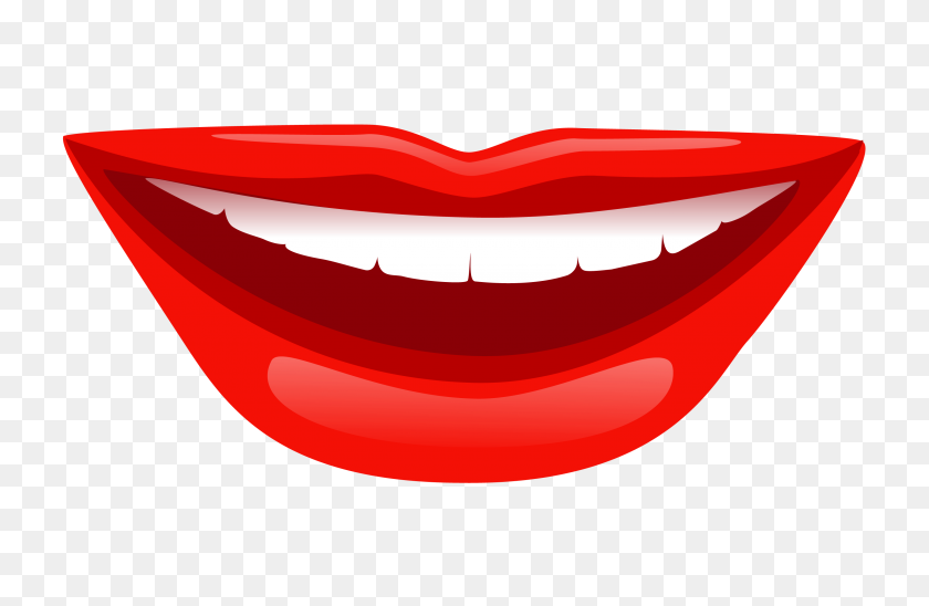 3000x1878 Smiling Lips Free Download Clip Art - Smiling Lips Clipart