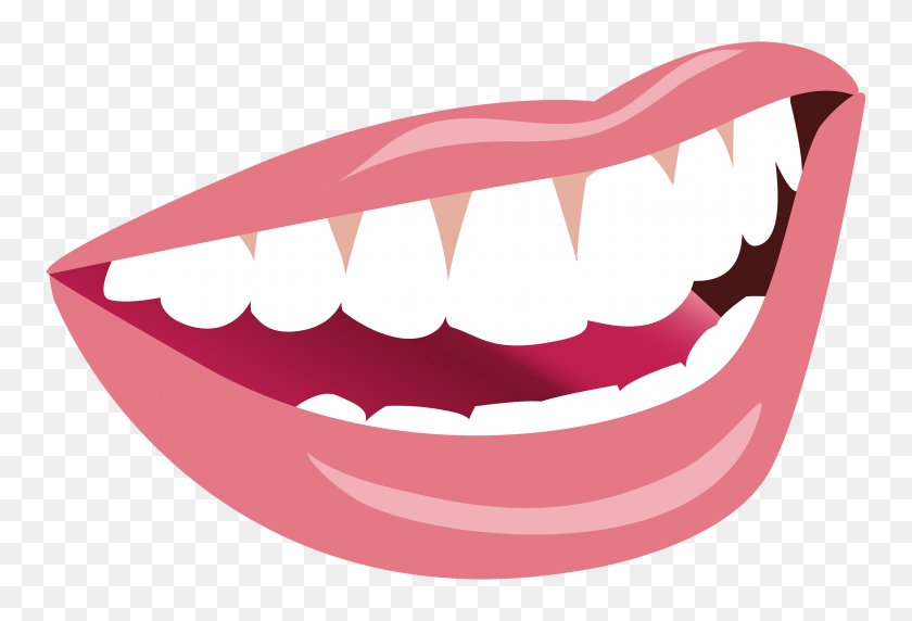 3000x1970 Smiling Mouth Png Clipart Image - Smile Clipart PNG