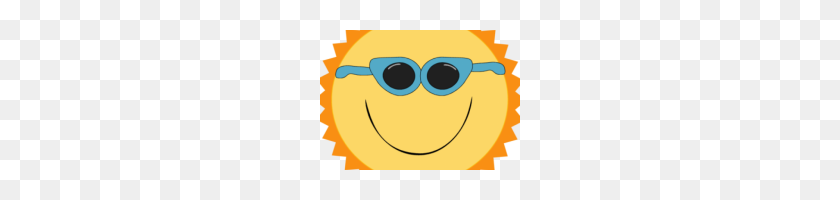 200x140 Улыбающееся Солнце Клипарт Улыбающееся Солнце Векторный Рисунок Счастливой Улыбки - Солнце Клипарт