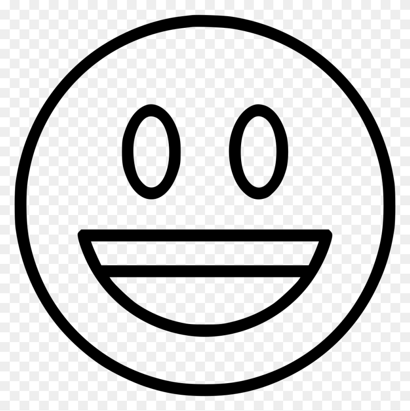 980x982 Smiling With Open Mouth Png Icon Free Download - Open Mouth PNG