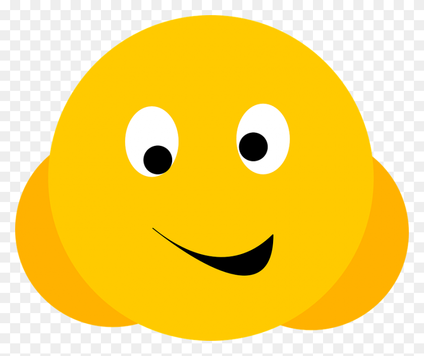 870x720 Smilling Face Free Download Clip Art - Whew Clipart