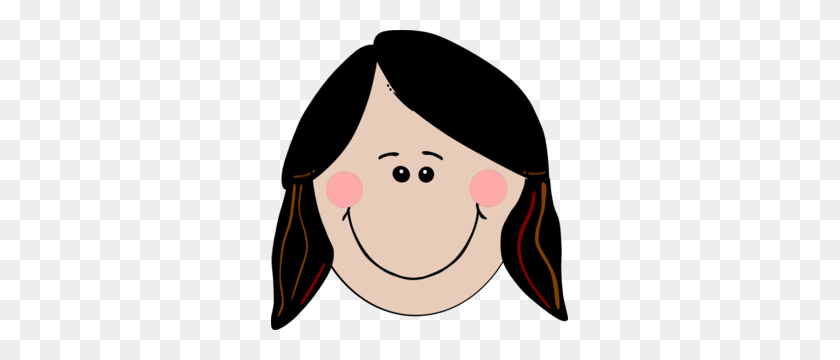 297x300 Smilling Girl Clipart, Explore Pictures - Girl Talking Clipart