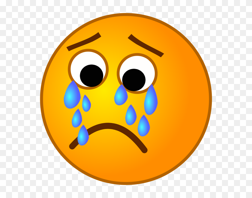 600x600 Smirc Cry - Crying Face Clipart