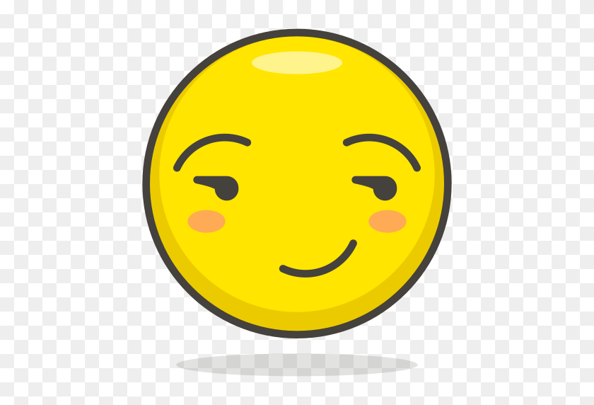 512x512 Smirk Emoji Png Database Of Emoji - Smirk Emoji Png
