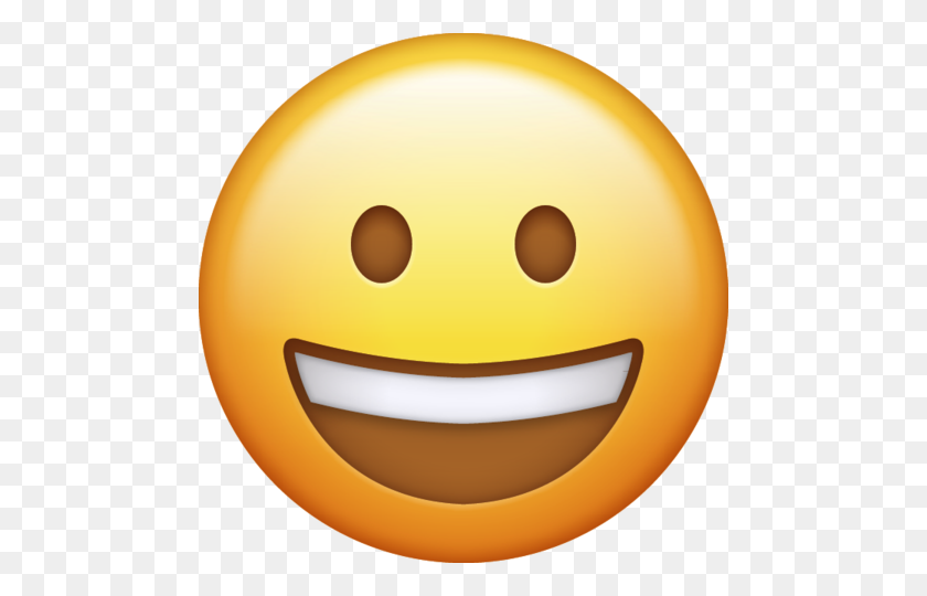 480x480 Значок Smliing Emoji Png - Смех Png