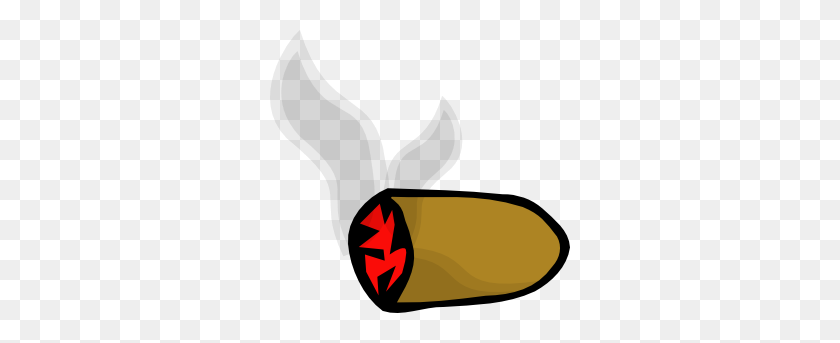300x283 Smoke Cigar Stub Clip Art - Smoke Clipart Transparent