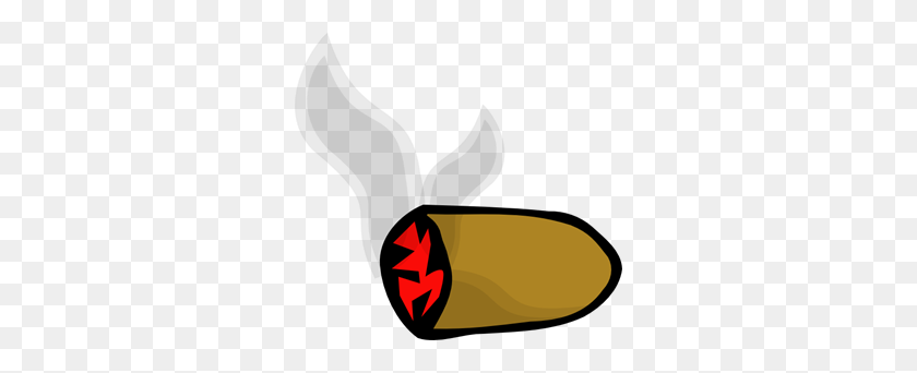 300x282 Smoke Cigar Stub Png, Clip Art For Web - Smog Clipart