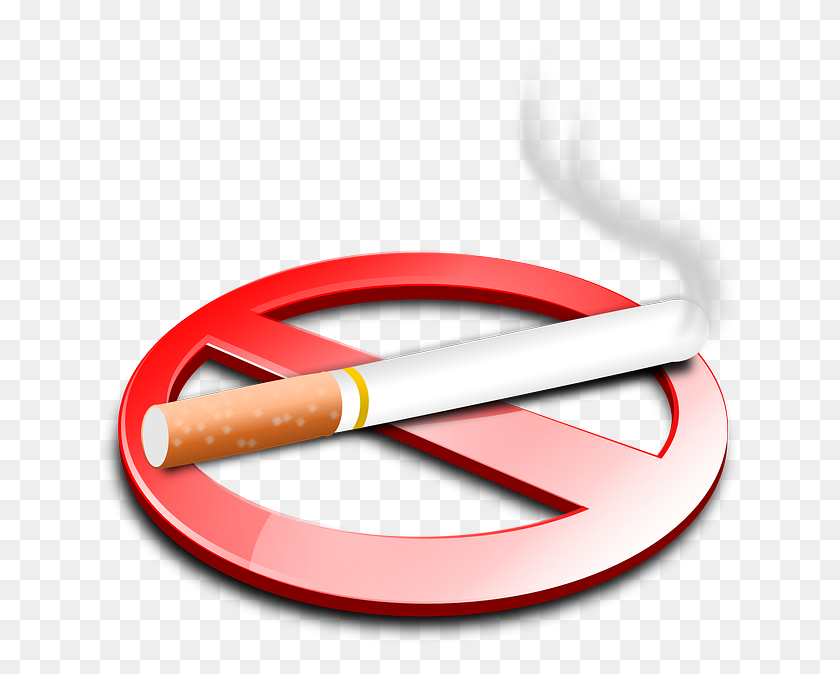 640x614 Запрет На Курение Компьютерной Графики Картинки - Сигаретный Дым Клипарт