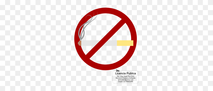 254x300 Smoking Free Clipart - Wavy Line Clipart
