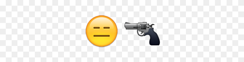 1000x200 Курение Пистолет Emoji Смыслы Emoji Stories - Пистолет Emoji Png