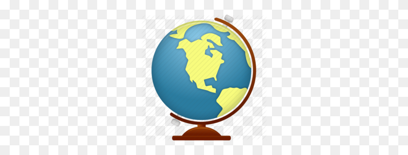 260x260 Smooth Animation Clipart - Globe Clipart PNG