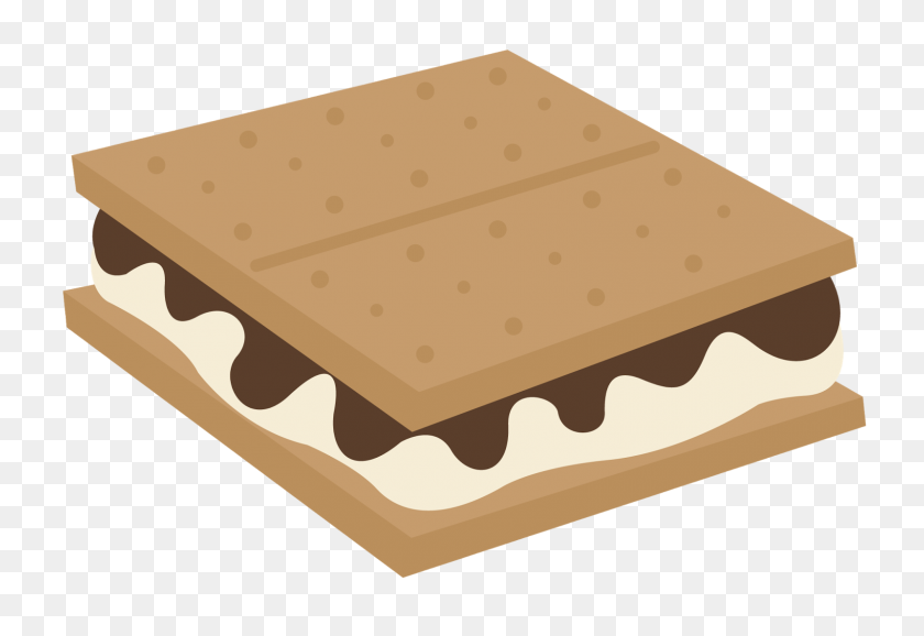 1600x1063 S'more S'mores Just For You Food Clip Art, Camping - Smore Clipart Black And White