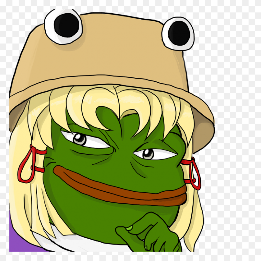 800x800 Smug Anime Pepe Smug Frog Know Your Meme - Sad Pepe PNG