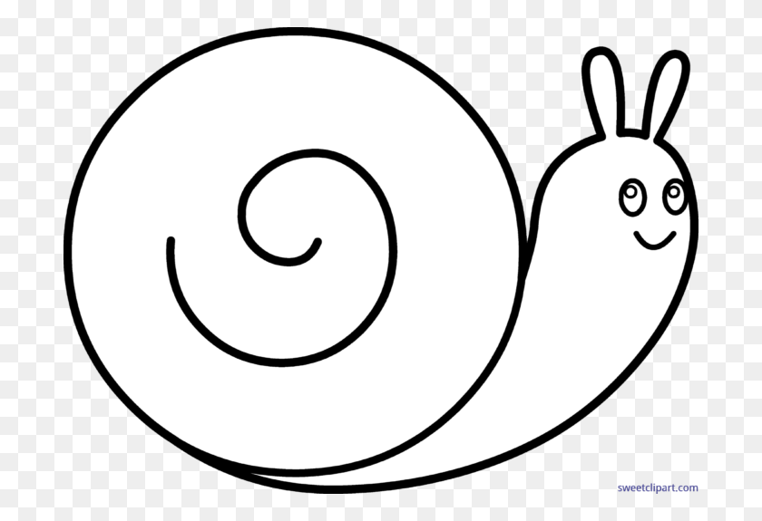 700x515 Snail Lineart Clip Art - Snail Clipart