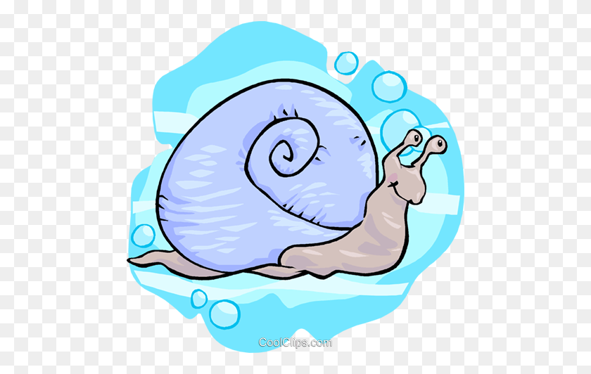 480x472 Snail Royalty Free Vector Clip Art Illustration - Snail Clipart