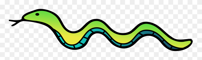2400x595 Snake Clipart Snakeclipart Snake Clip Art Animals - Snake Tongue Clipart