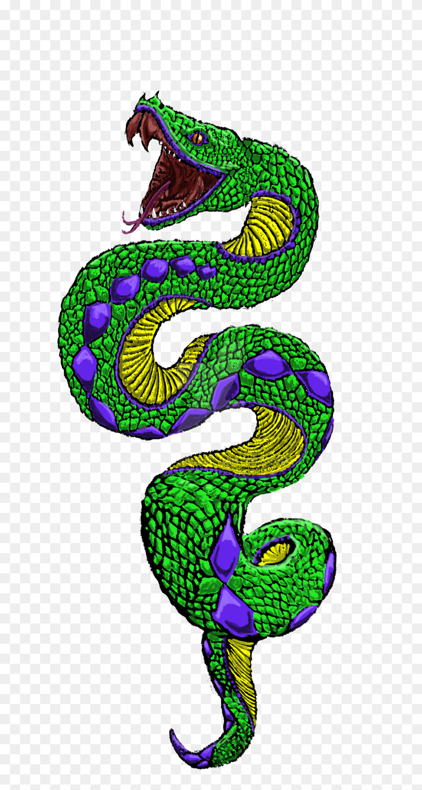 900x1744 Snake Tattoo Png Clipart - Snake Clipart PNG