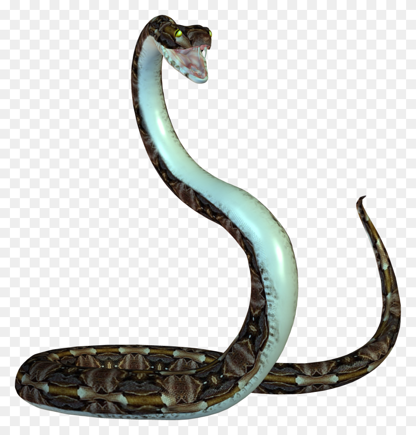 1383x1451 Snake Transparent Png Pictures - Snake Tongue PNG