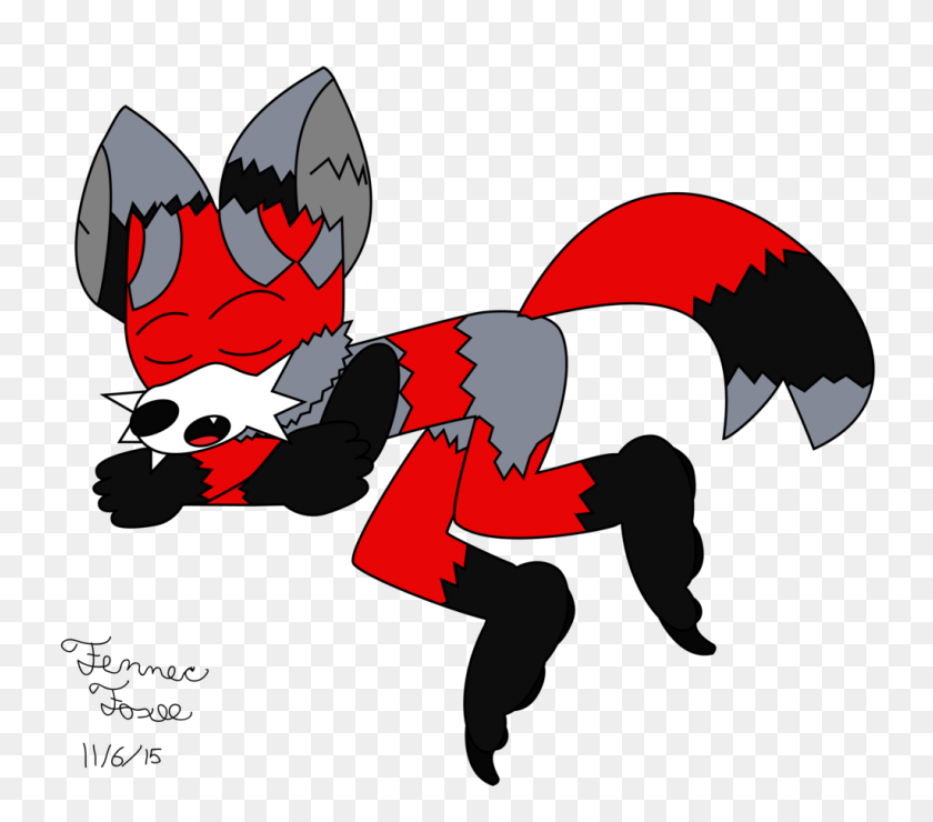1024x894 Snap Sleeping Fox - Клипарт Slushie