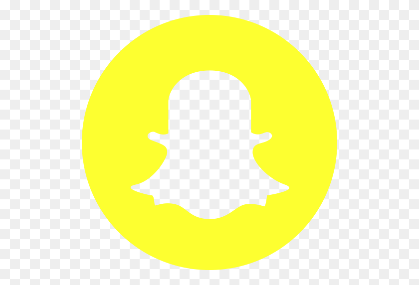 512x512 Snapchat C, Snapchat, Значок Социальной Сети С Png И Векторным Форматом - Snapchat Clipart