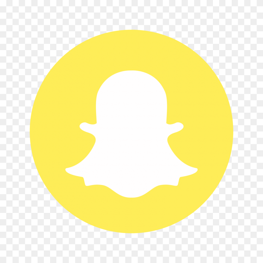 1600x1600 Snapchat Circled Logo Png - Snapchat Logo PNG Transparent Background