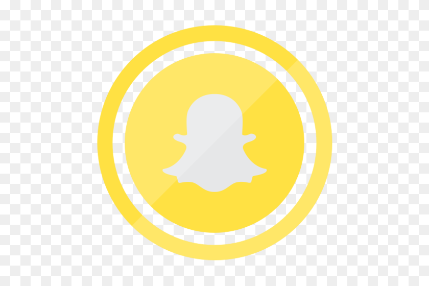 500x500 Snapchat Clipart Tumblr Logo - Snapchat Stickers PNG