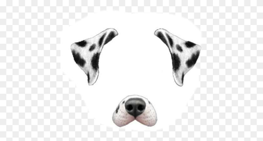 453x391 Snapchat Dog Filter - Dog Filter PNG