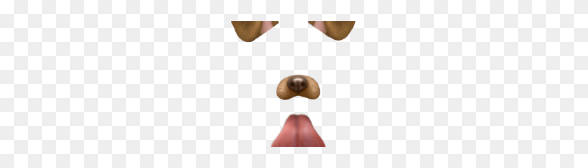 180x180 Snapchat Filter Dog Tongue Transparent Png - Snapchat Dog Filter PNG