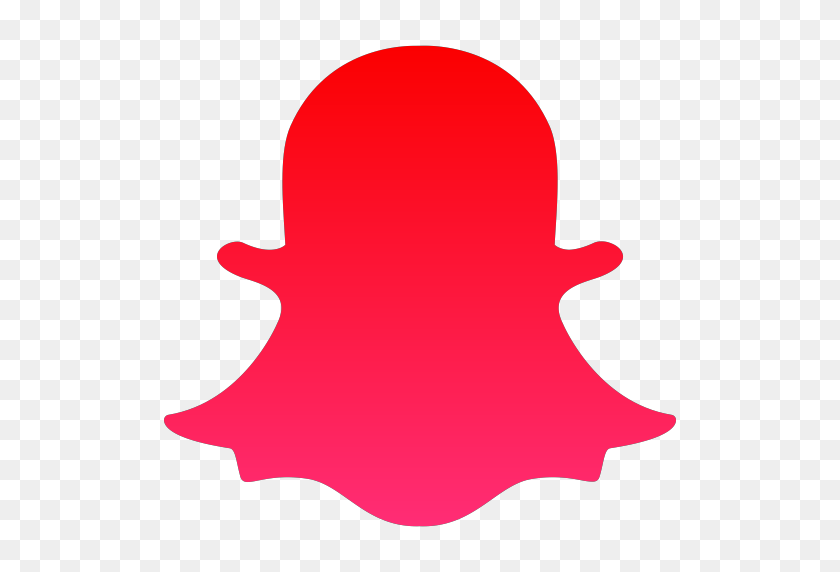 512x512 Icono De Glifo De Snapchat - Snapchat Png