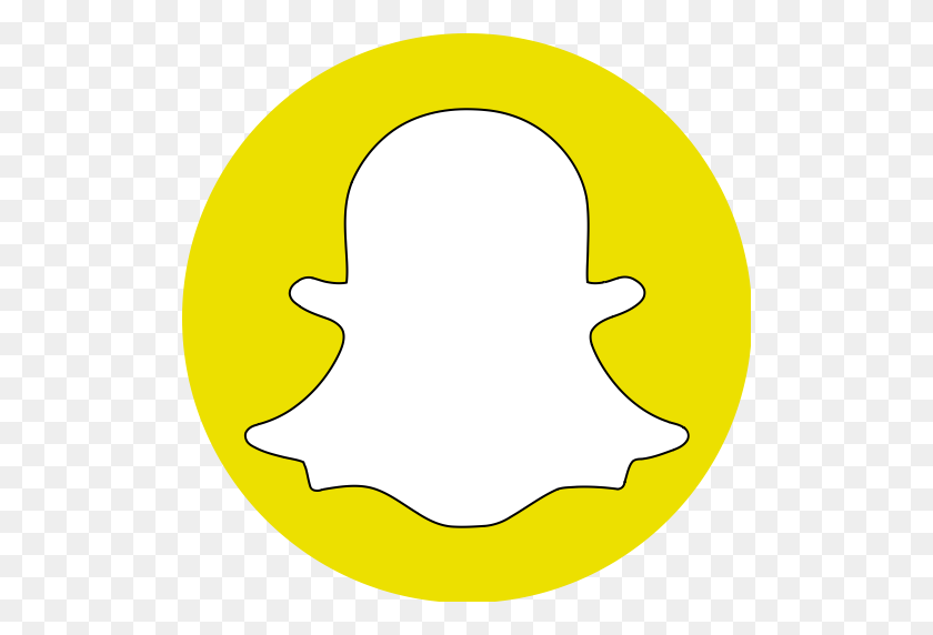 512x512 Значок Snapchat - Snap Логотип Png