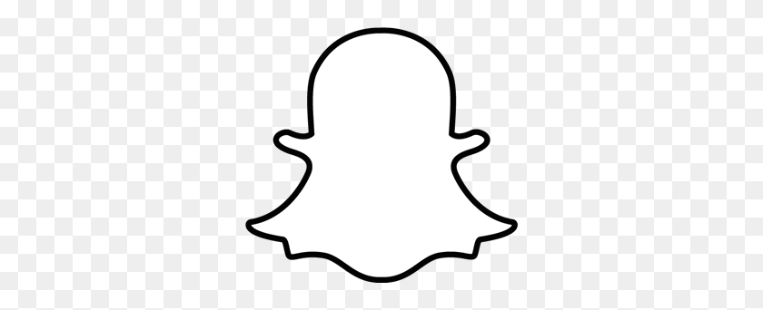 300x282 Логотип Snapchat - Наклейки Snapchat Png