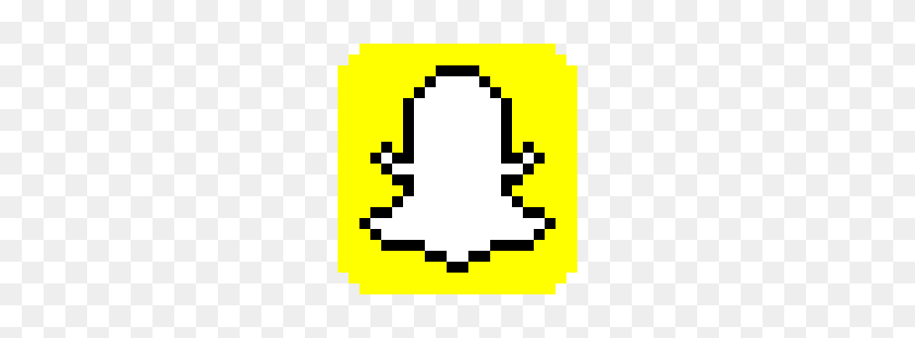 240x250 Snapchat Logotipo De Pixel Art Maker - Snapchat Logotipo Png