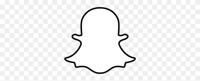 300x282 Snapchat Назван Представителем Агентства Adnews Года - Белый Snapchat Png