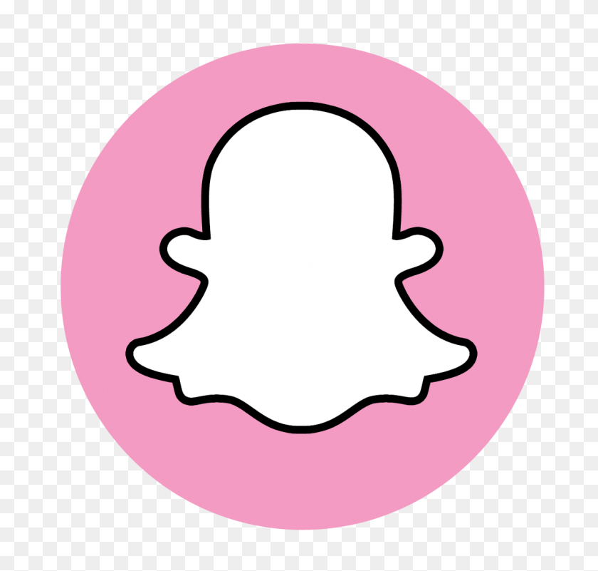 1130x1074 Snapchat Pink Logo Png Transparent - Snapchat Clipart