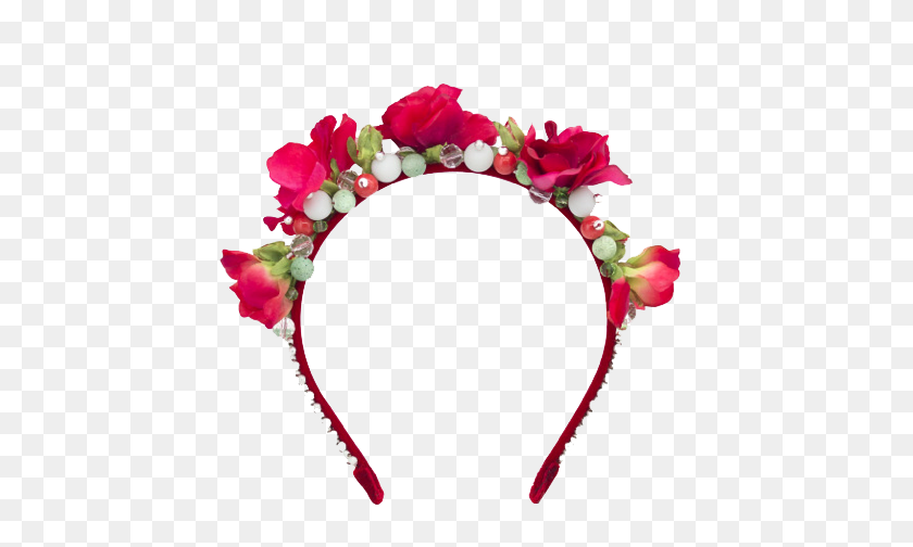 489x444 Snapchat Png Images Transparent Free Download - Pink Flower Crown PNG